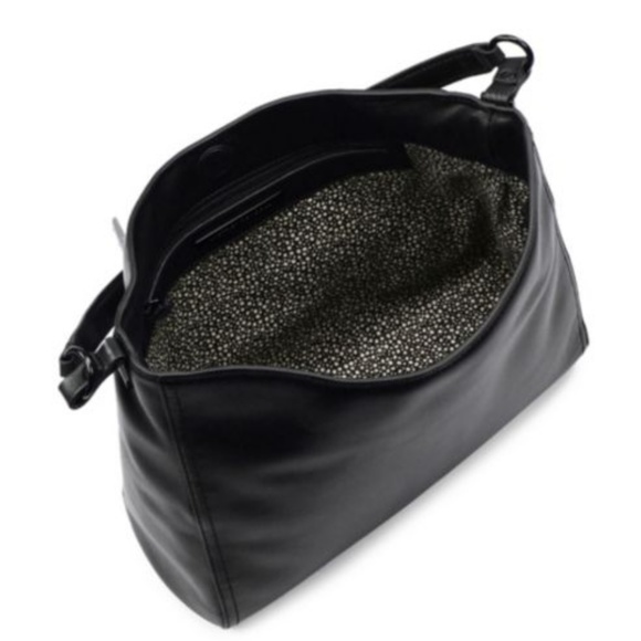 Loeffler Randall Black Leather Crossbody Hobo Bag - Picture 2 of 8